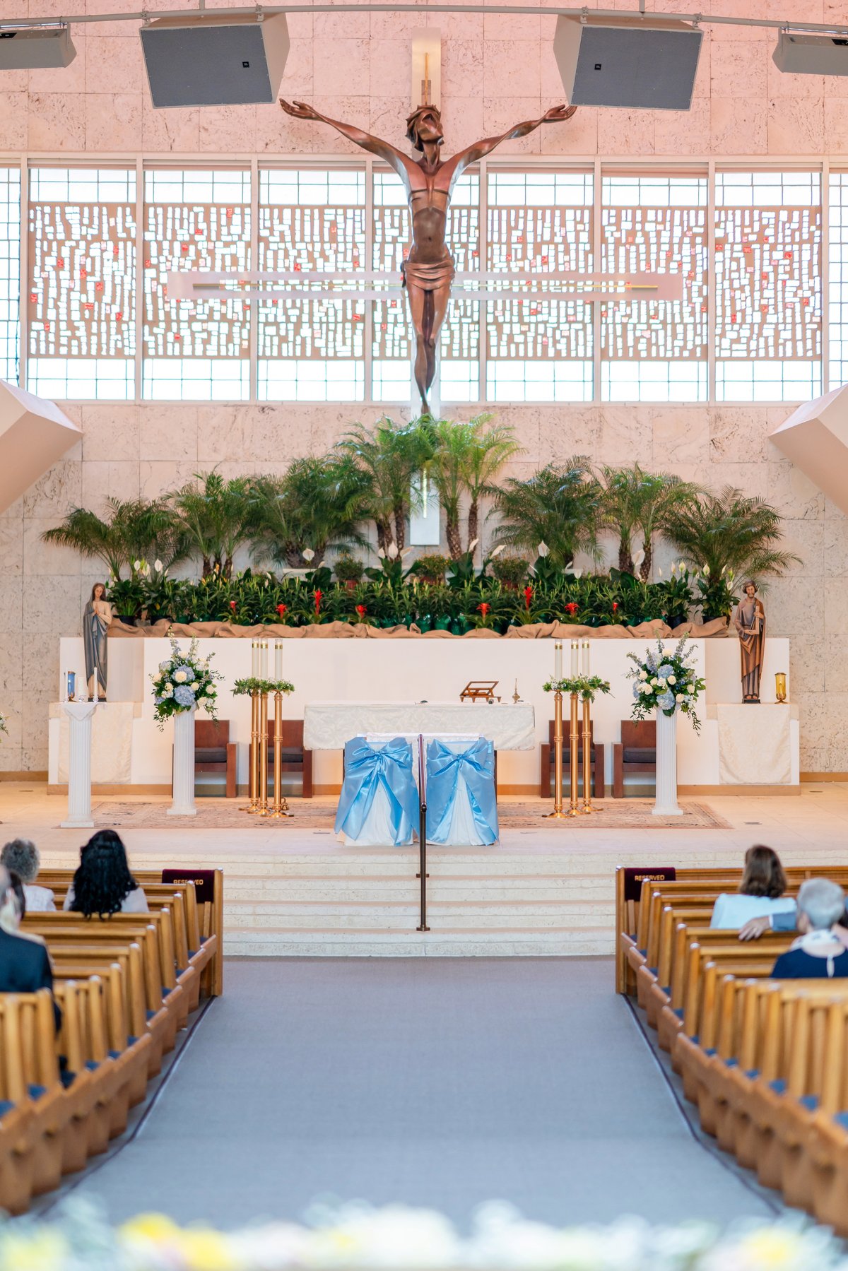Linda & George wedding photo 23 at St. Joan of Arc Catholic Church, 370 SW 3rd St, Boca Raton, FL 33432